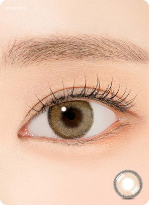 Comely Brown (2pcs) Monthly ( Buy 1 Get 1 Free ) Colored Contacts