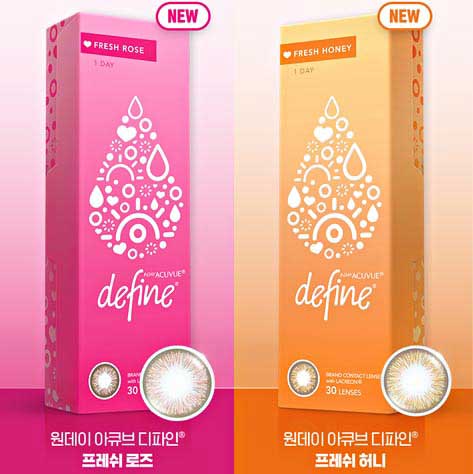 Main-Image-Acuvue-1Day-New-Define-30pcs-Fresh-Rose-Fresh-Honey-Colored-Contacts