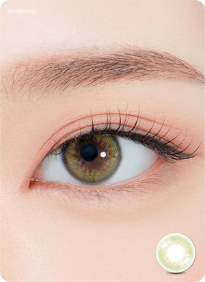 Real Khaki Green (2pcs) Monthly ( Buy 1 Get 1 Free ) Colored Contacts