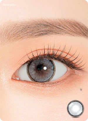 Sharing Grey (2pcs) Monthly ( Buy 1 Get 1 Free ) (Silicone Hydrogel) Colored Contacts