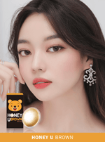 ANN Honey U Brown (2pcs) 1Monthly G.DIA 12.9mm $15 JUICYLENS