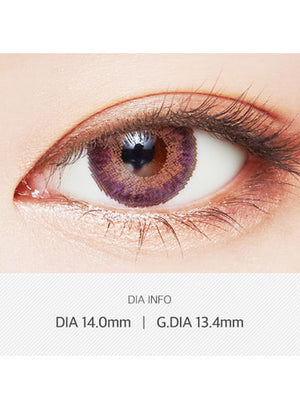 Poing Violet (1Pair) 6Monthly G.DIA 13.4mm