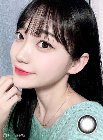 LENSVERY Just Black (2pcs) 1Monthly G.DIA 13.4mm $13 JUICYLENS