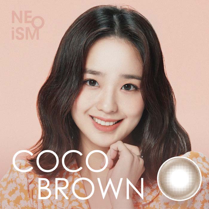 Neo Ism Coco Brown (50pcs) (Mpc lens) 1Day G.DIA 13.2mm