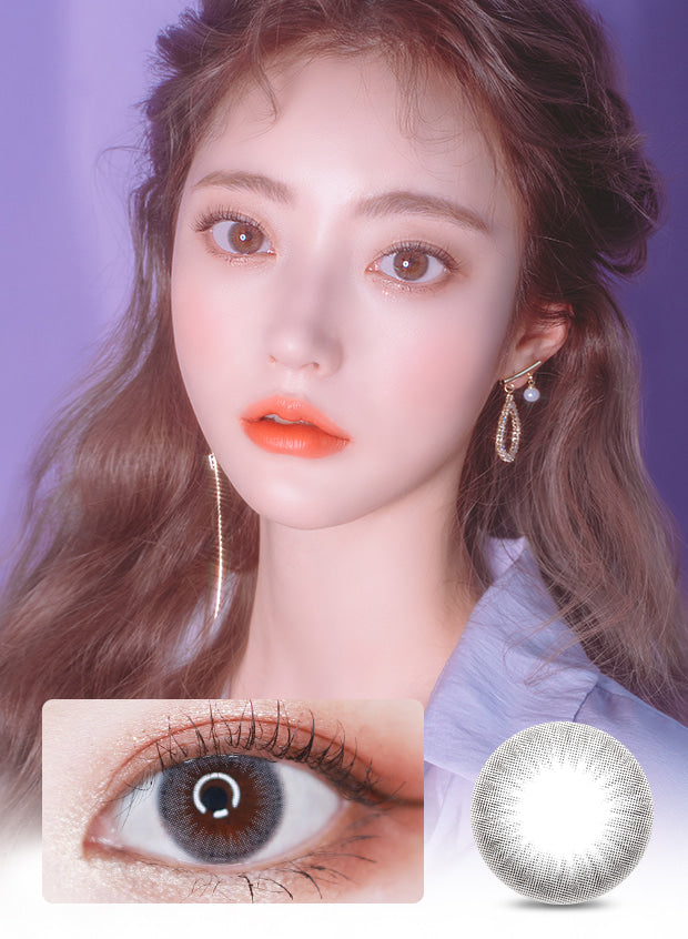 Sarr Grey (1Pcs) 3 Months (Buy 1 Get 1 Free) (Silicone Hydrogel) Colored Contacts