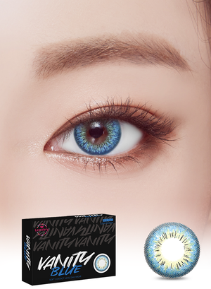 Vanity Blue (1Pcs) 3 Months (Buy 1 Get 1 Free) Colored Contacts