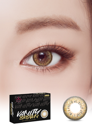Vanity Brown (1Pcs) 3 Months (Buy 1 Get 1 Free) Colored Contacts