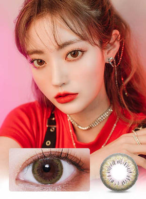 Vanity Grey (1Pcs) 3 Months (Buy 1 Get 1 Free) Colored Contacts